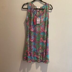 1  BEAUTIFUL FLOWER SUMMER DRESS NWT